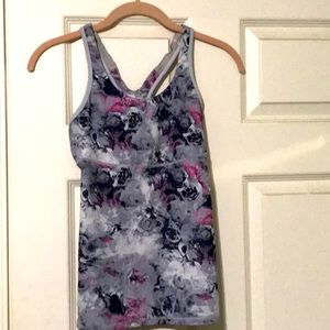 Floral exercise top